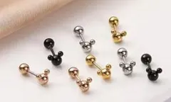 あっちゃん様専用　ミッキー　ピアス　両耳