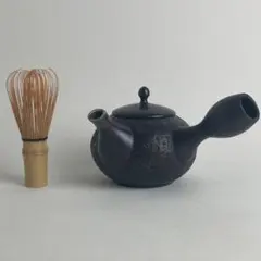実山陶苑 伊藤実山作〉萬古焼 万古焼 急須 「鶴」 - メルカリ