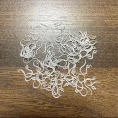 透明フック型ピアスパーツ 50個セット