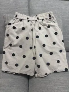 LOWRYSFARM ドット柄ハーフパンツ 130~140cm