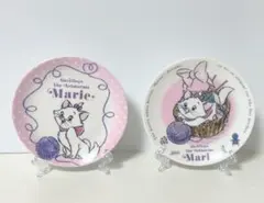 ディズニー おしゃれキャット マリー ちゃん 陶器製プレート 2枚セット