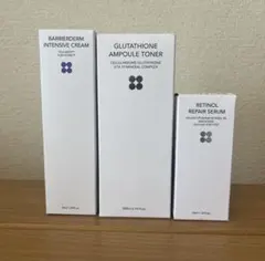 スキンアンドラブ　グルタチオントナー、レチノール、クリームセット