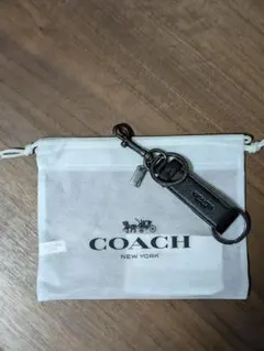 COACH キーリング キーホルダー ブラック