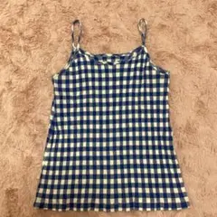 TSUMORI CHISATO ツモリチサト クレプリ キャミ 青白チェックのサムネイル