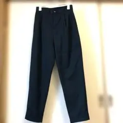 SLOBE IENA 日本製 ダークグリーンテーパード スラックスパンツ秋冬