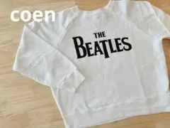 【コーエン/coen】THE BEATLES プリント ホワイトスウェット
