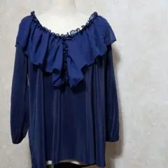 ❤ゴールドジャパンyidaepai❤ビックサイズ/オフショルダープリーツブラウス