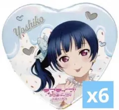 ラブライブ　津島善子　Aqours cafe party ハート型バッジ②