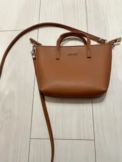 新品未使用　ACYMミニブラウンショルダーバッグ
