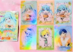 ①初音ミク クリアカード 6枚セットのサムネイル