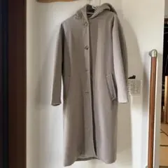 URBAN RESEARCH フード付きロングコート ベージュ
