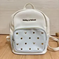 ディズニー ミッキーマウス＆ミニーマウス リュック 女の子 （白、青）