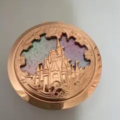 東京ディズニーリゾート　シンデレラ城　コンパクトミラー　ピンクゴールド　不具合のサムネイル