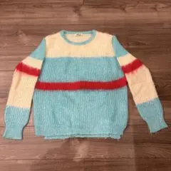 IRLY オーダーメイド　モヘヤ ニット セーター 水色