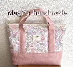 【89】持ち手付きポーチ♡ハンドメイド♡リバティ生地 ミニバッグ