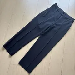 スラックスパンツ　黒　レディース　大きめ