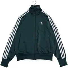 adidas トラックジャケット　グリーン　L