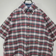 TOMMY HILFIGER　ヴィンテージ　チェックシャツ　S　希少　人気　古着