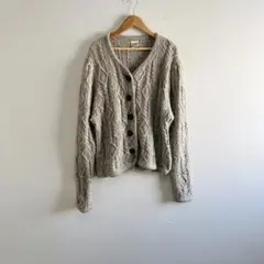used euro cable cardigan
