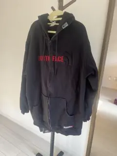 THE NORTH FACE ブラック ジップアップパーカー　XXXL