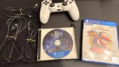 PS4本体 CUH-2100A 500GB ソフト、コントローラー等付き　箱無し