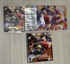 ワンピースカード中国2周年　ボア・ハンコック カードファイル プレイマットセット