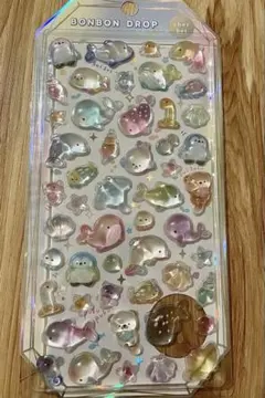 国内正規品　ボンボンドロップシール　海遊館　水族館　海のいきもの　クーリア