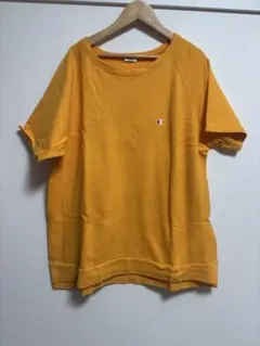 Champion オレンジ Tシャツ