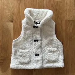 ベビー♡3can4on ベスト 90 アイボリー