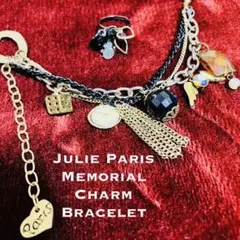 【送料込❤️専用箱入】ジュリーパリスメモリアルチャームブレスレット＆指輪