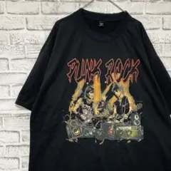 ユーロ古着TシャツヴィンテージTシャツ！ブラック半袖　XL0427のサムネイル