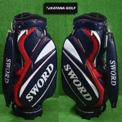 SWORD/KATANA GOLF キャディバッグ９型【ブラック】美品！ KATANA GOLF（カタナゴルフ） キャディバッグ キャスター付き VOLTIO