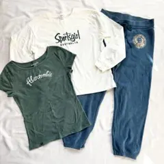 アメリカの大学生風 カジュアルコーデセット