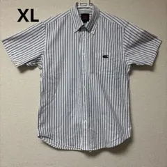 カンタベリーオブニュージーランド 半袖シャツ ストライプ XLのサムネイル