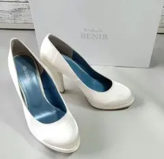 BENIR ブライダルパンプス ウェディングシューズ23cm ヒール12cm
