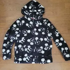 Disney ミッキーマウス フリースジャケット 140　フリースパーカー