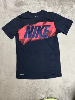 NIKE DRI-FIT ネイビー/レッド Tシャツ Lのサムネイル