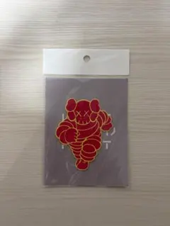 KAWS TOKYO FIRST CHUM 刺繍ワッペン 赤