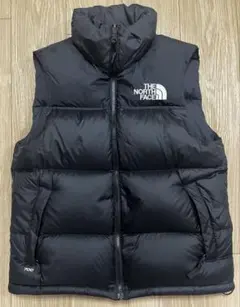 1996 RETRO NUPTSE ダウンベスト ノースフェイス　黒　S