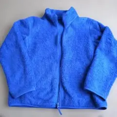 UNIQLO キッズ フリースジャケット 140 青