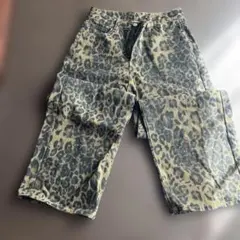 Dazy レオパード柄 デニムパンツ M