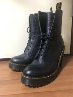 限定値下★ドクターマーチン Dr.Martenヒールブーツ UK4 黒