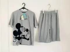 ミッキー ルームウェア セットアップ 上下セット LL Tシャツ ハーフパンツ