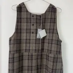 新品タグ付き TSUHARU×tukuroi 2WAY ウール混ワンピースのサムネイル