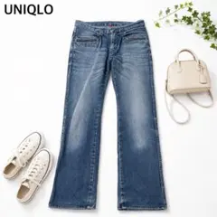 UNIQLO ユニクロ UJ デニム ジーンズ インディゴ Y2K ローライズ'のサムネイル