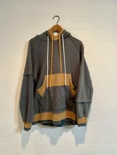 go slow caravan ヘビーウェイトパーカー 5号 グリーン/イエロー