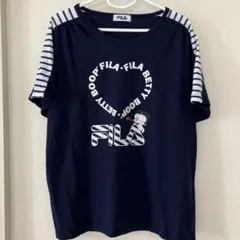 半袖トップス　紺　3L