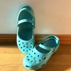 クロックス　メリージェーン　 グリーンW8