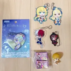 ラバーストラップ アクリルキーホルダー フィギュア 缶バッジ 付箋