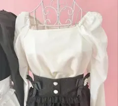 Palefly パルエルフィー　アイボリー長袖二 ットトップス　美品